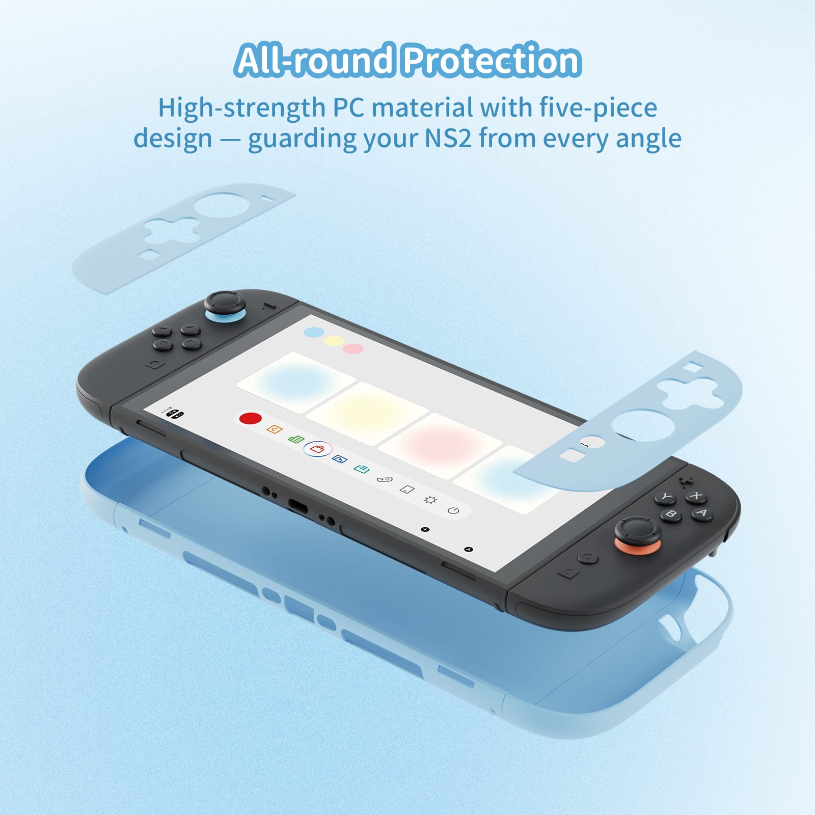 GeekShare   Split Full-Cover Protective Case for switch 2