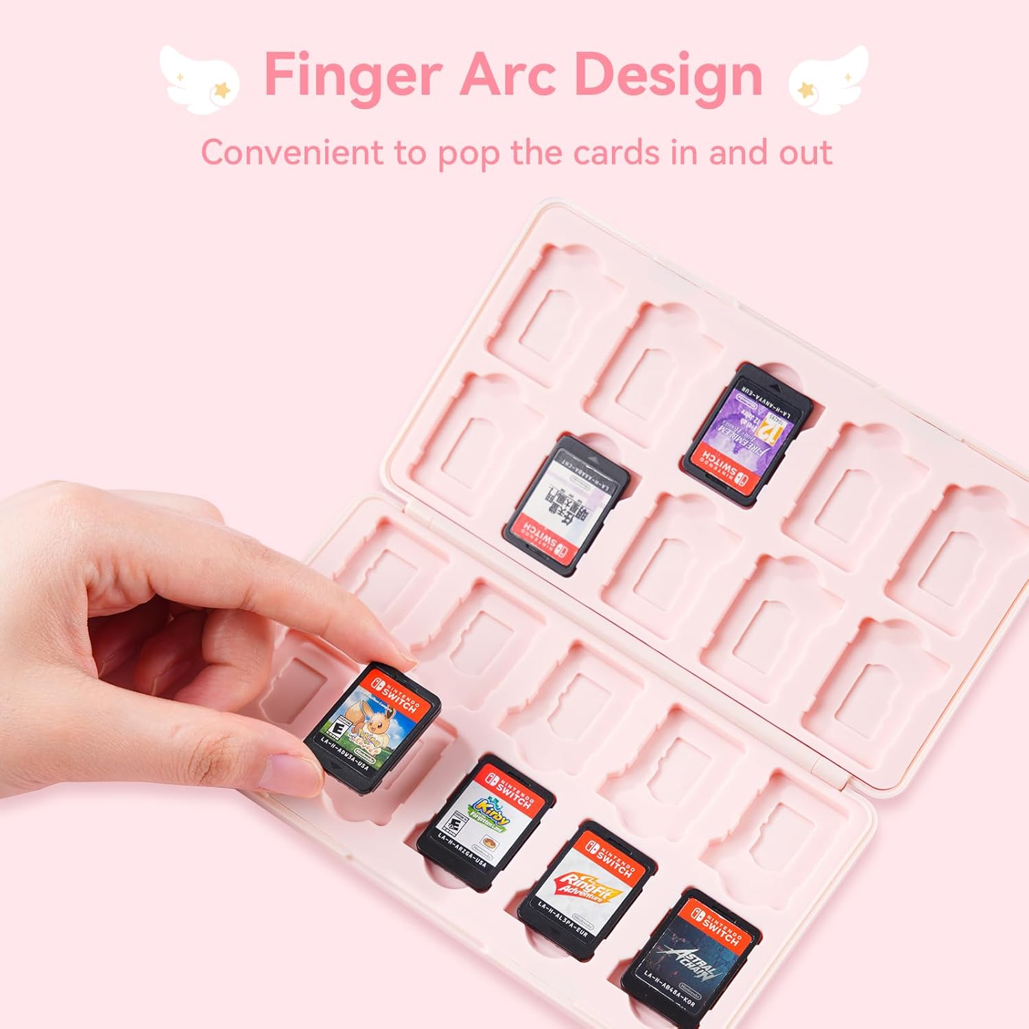 GeekShare Star Wings Switch Game Card Case