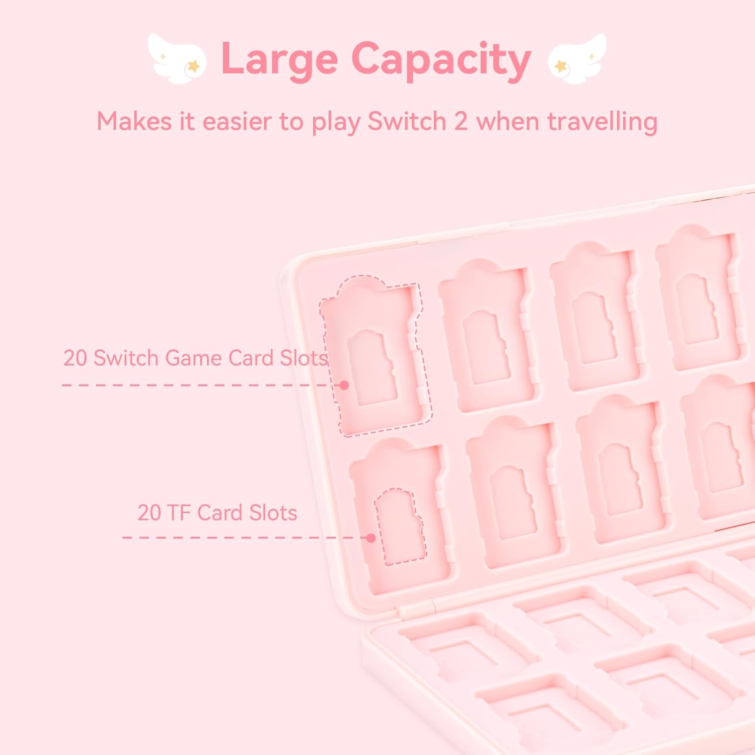 GeekShare Star Wings Switch Game Card Case