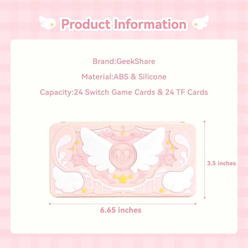 GeekShare Star Wings Switch Game Card Case