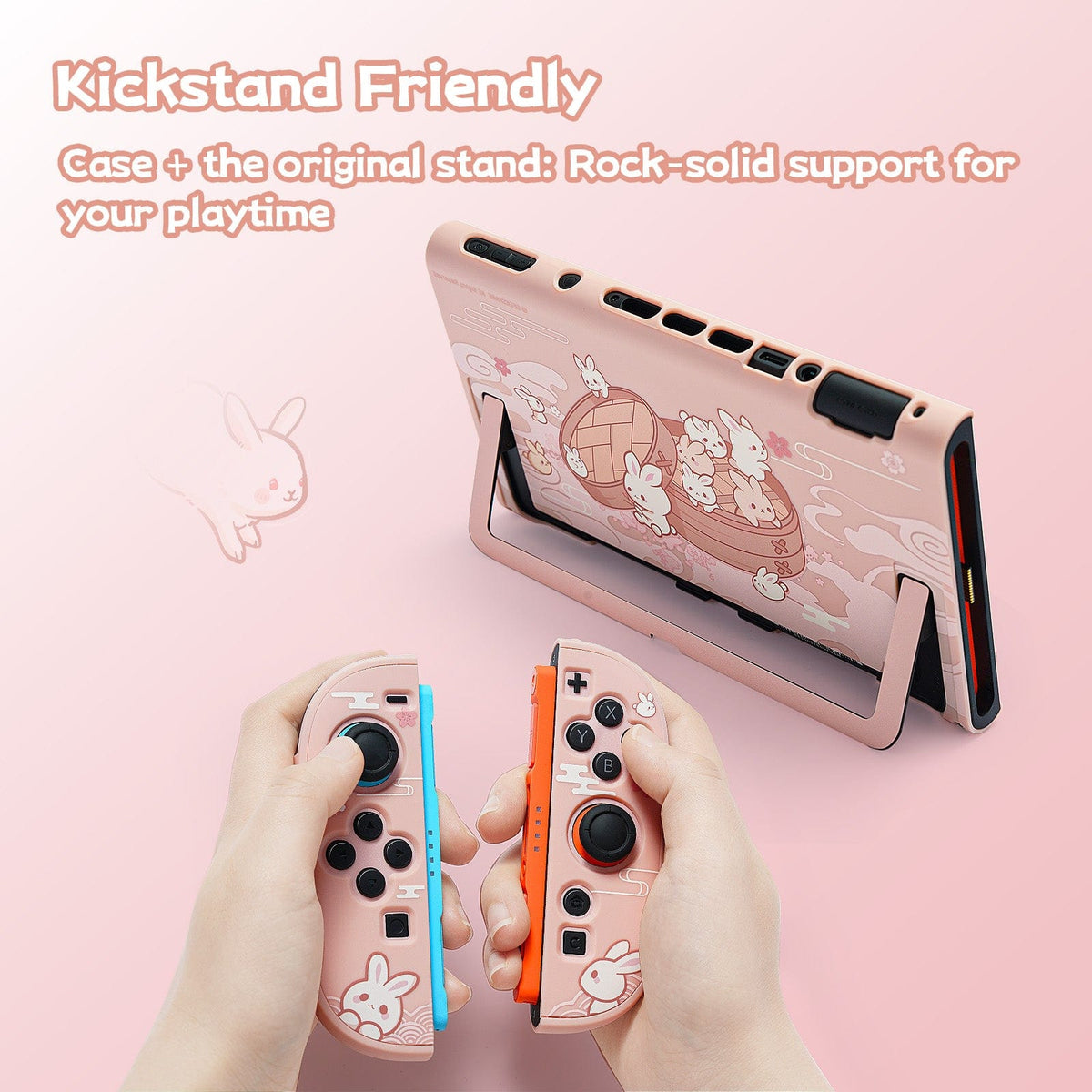 GeekShare Steamed Bun Rabbit  Protective Case for Switch 2