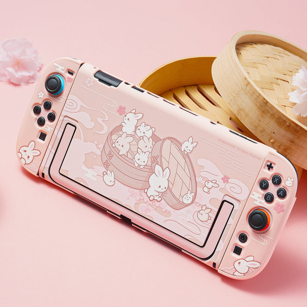 GeekShare Steamed Bun Rabbit  Protective Case for Switch 2