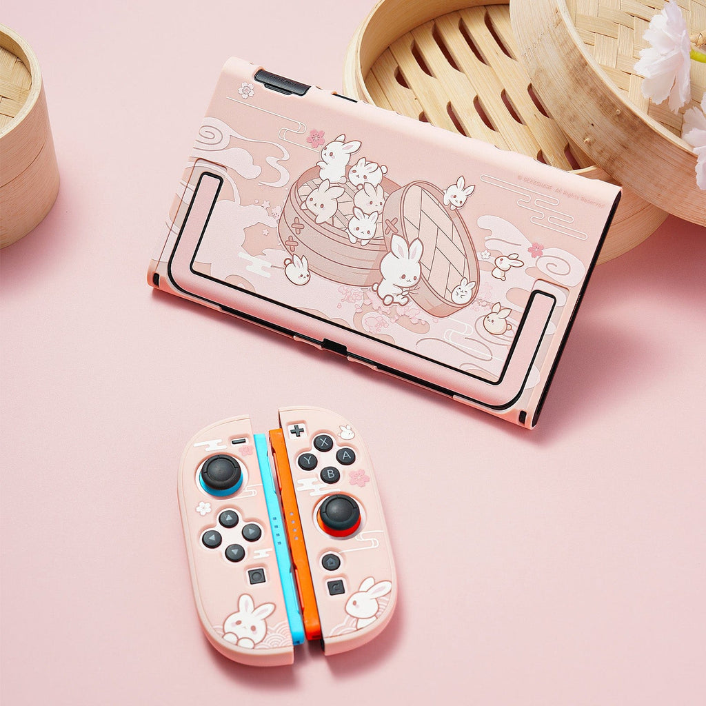 GeekShare Steamed Bun Rabbit  Protective Case for Switch 2