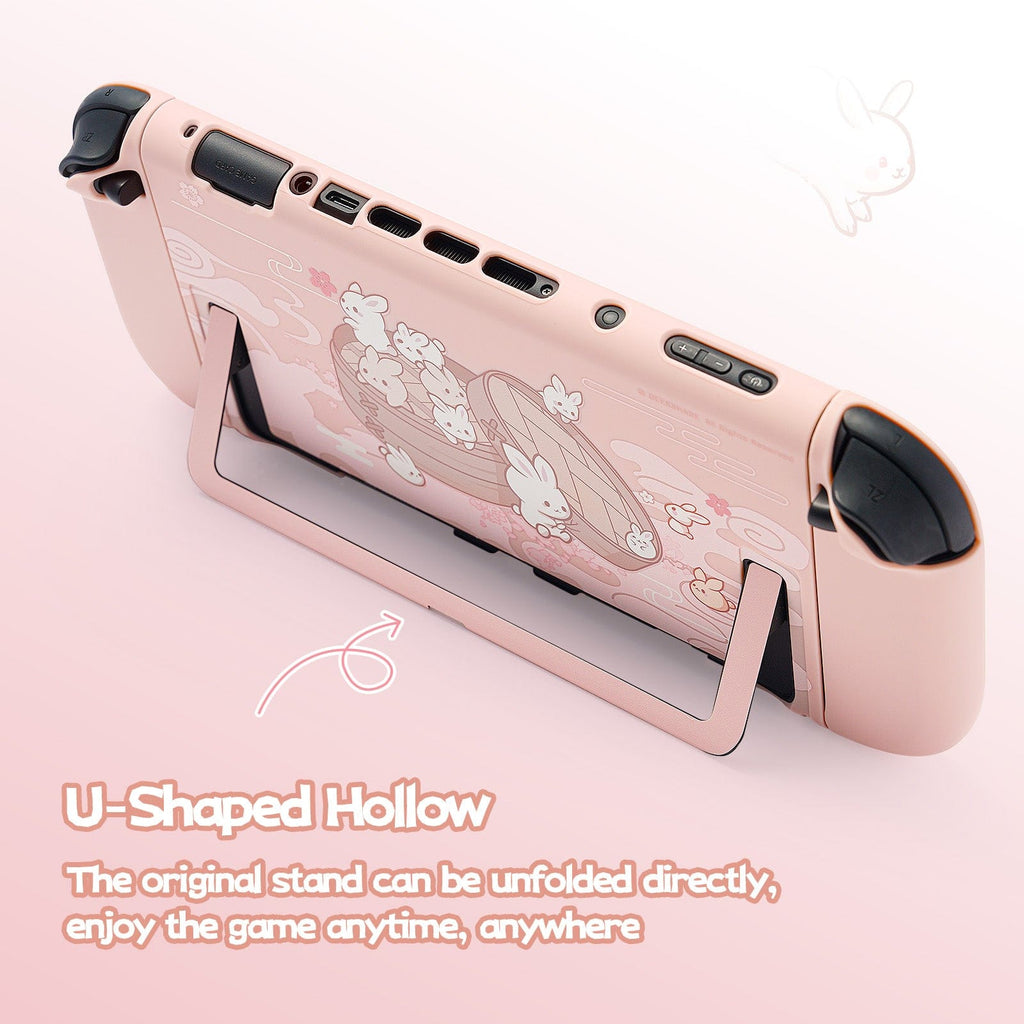 GeekShare Steamed Bun Rabbit  Protective Case for Switch 2