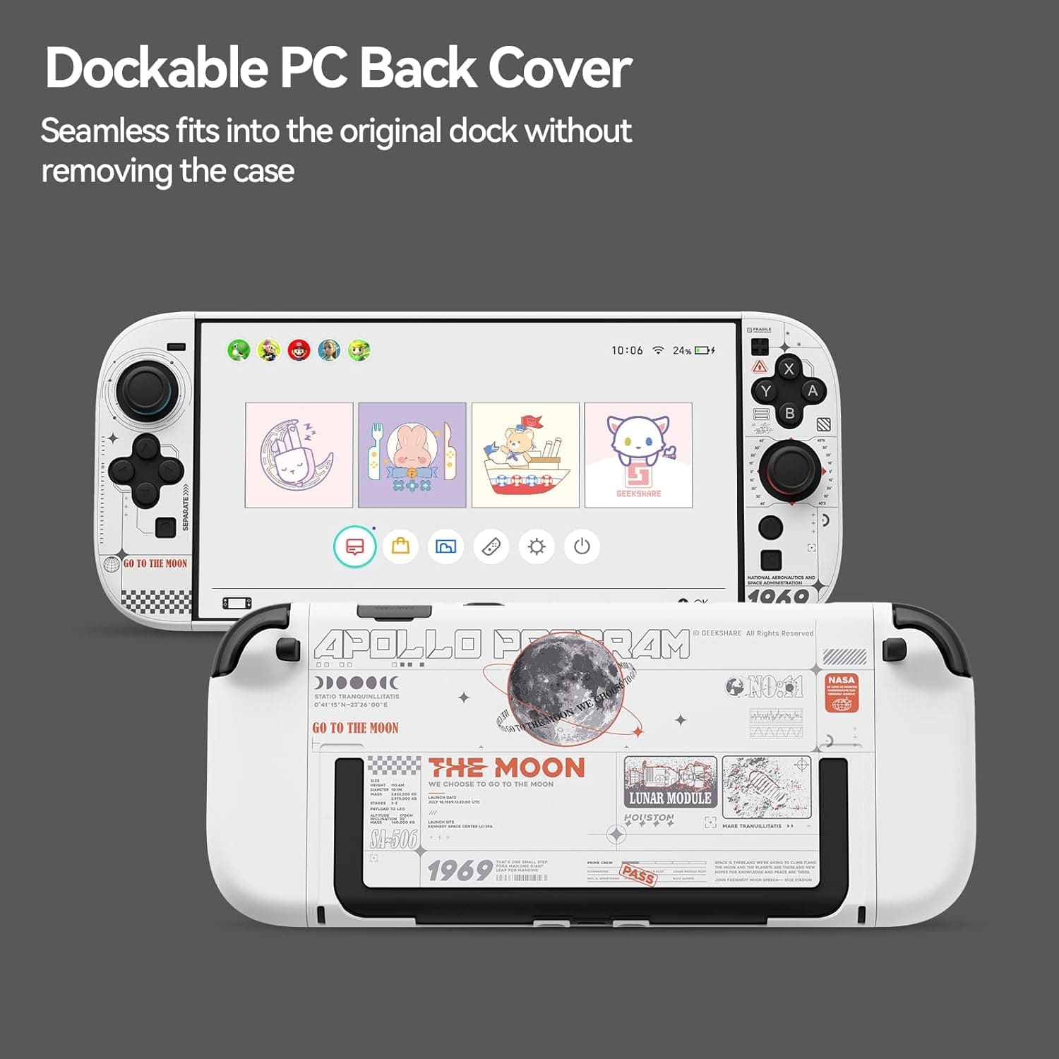 GeekShare Moon Exploration Protective Case for Switch 2