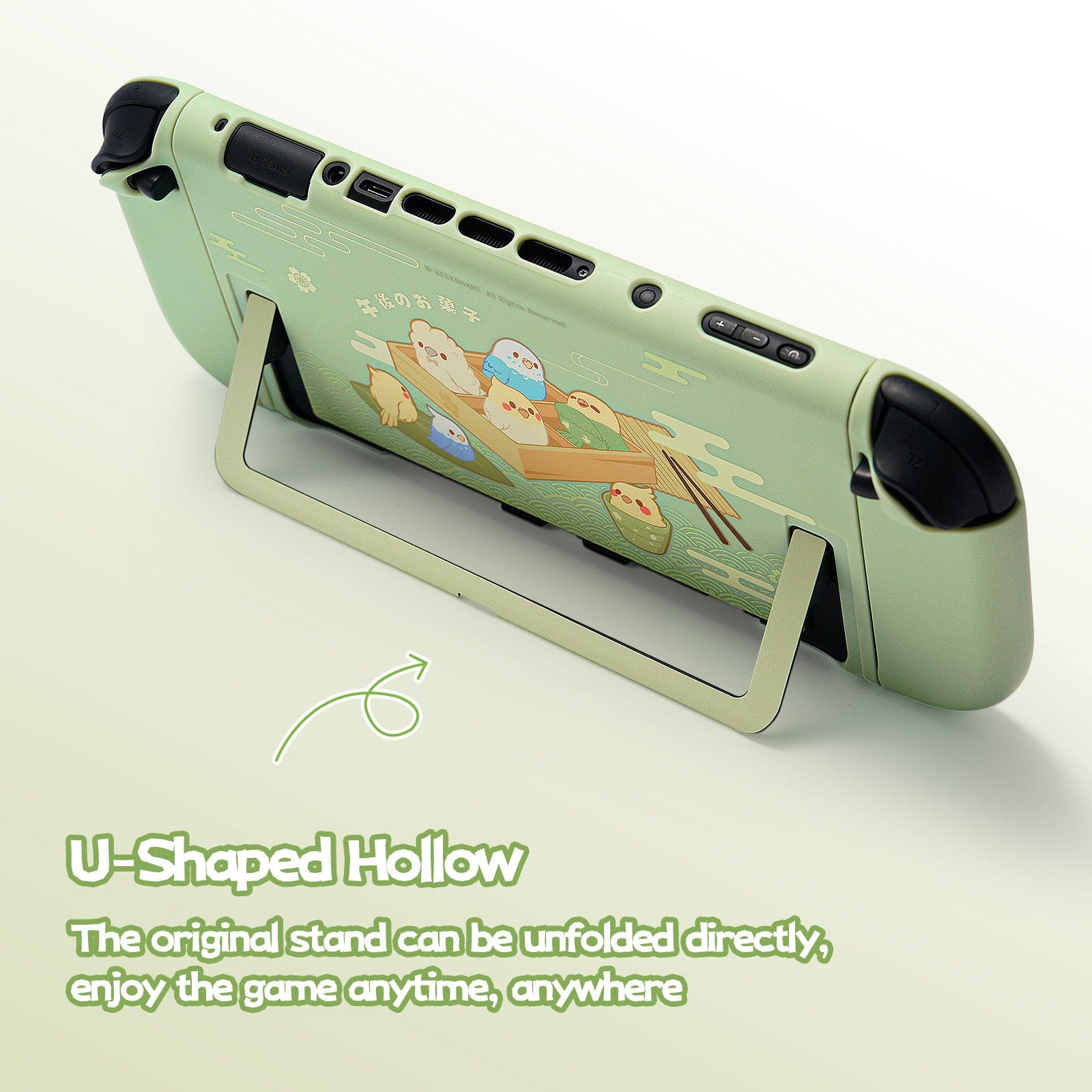 GeekShare Little Parrots Protective Case for Switch 2