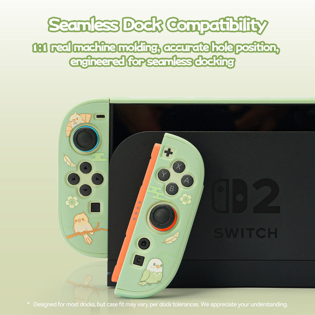 GeekShare Little Parrots Protective Case for Switch 2