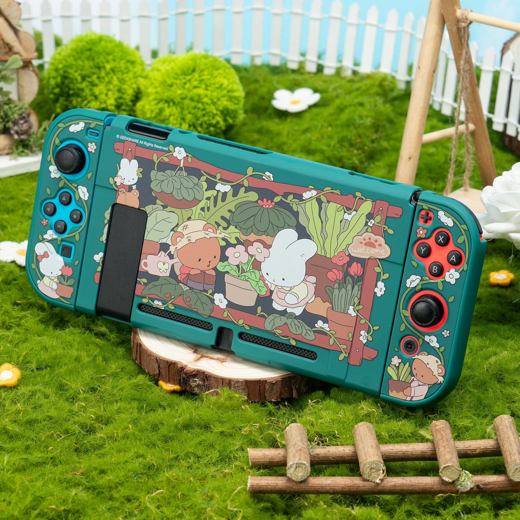 GeekShare Garden House Protective Case for Switch 2/ OLED