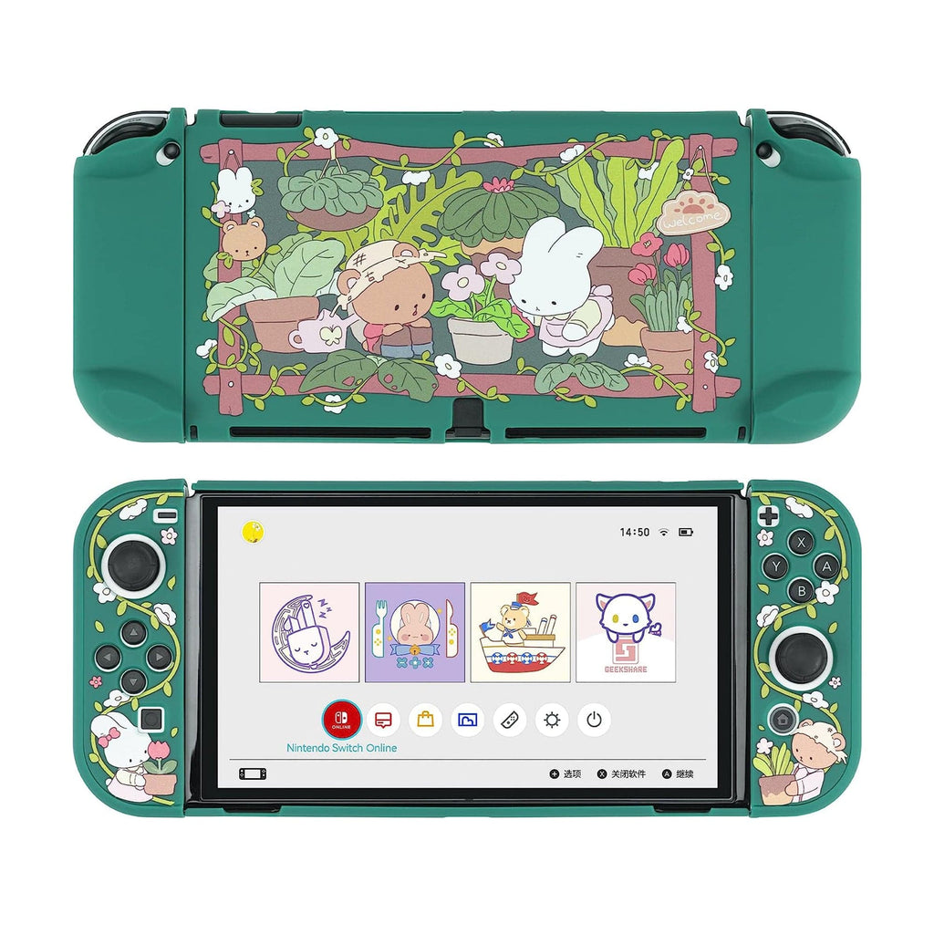 GeekShare Garden House Protective Case for Switch 2/ OLED