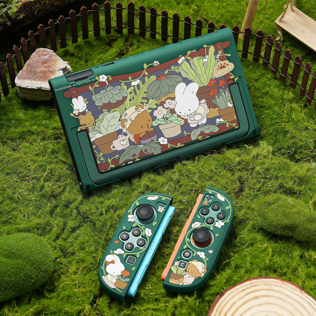 GeekShare Garden House Protective Case for Switch 2/ OLED